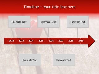 February Decoration Texture PowerPoint Template