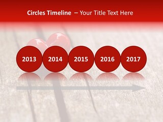 February Decoration Texture PowerPoint Template