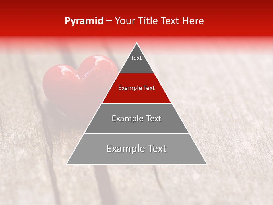 February Decoration Texture PowerPoint Template