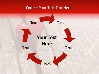 February Decoration Texture PowerPoint Template