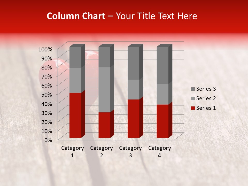 February Decoration Texture PowerPoint Template