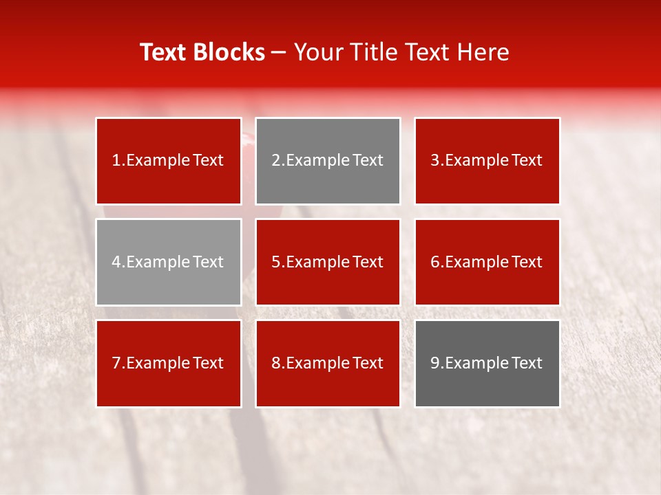 February Decoration Texture PowerPoint Template