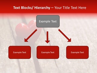 February Decoration Texture PowerPoint Template