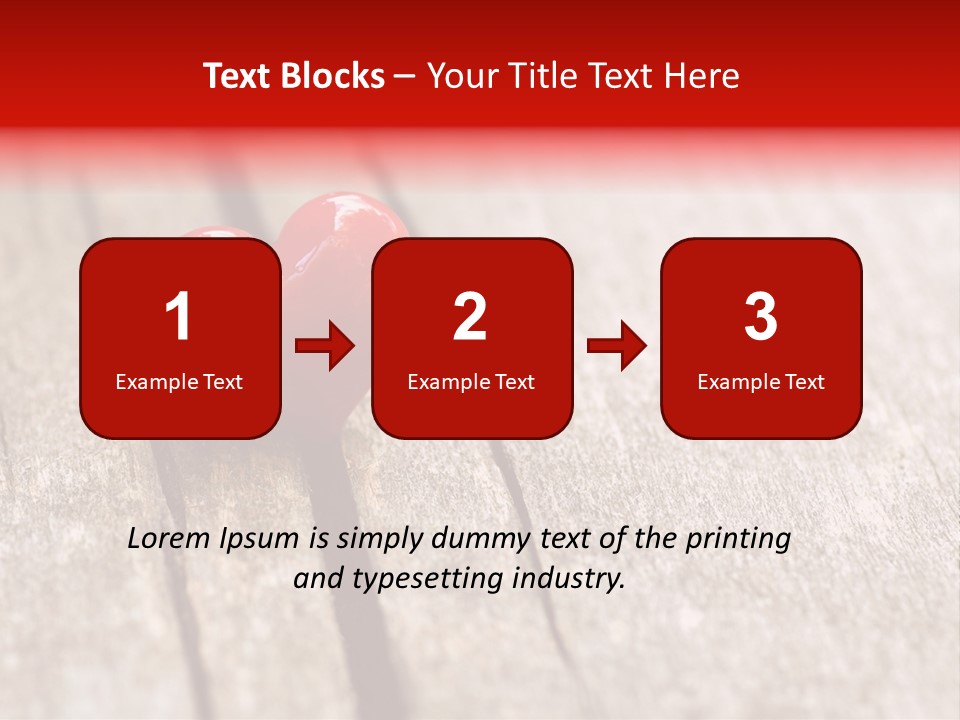 February Decoration Texture PowerPoint Template