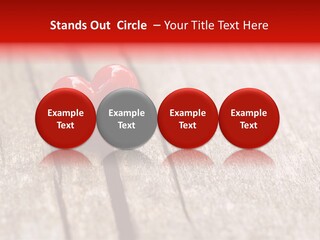February Decoration Texture PowerPoint Template