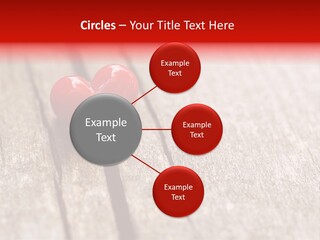 February Decoration Texture PowerPoint Template