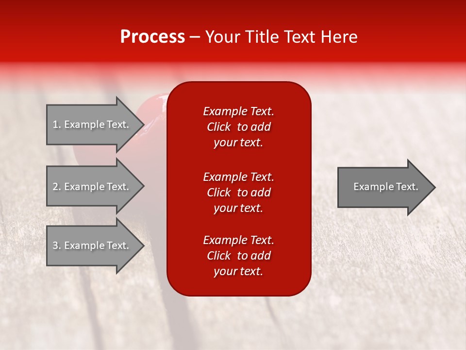 February Decoration Texture PowerPoint Template