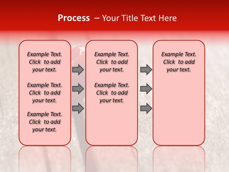 February Decoration Texture PowerPoint Template
