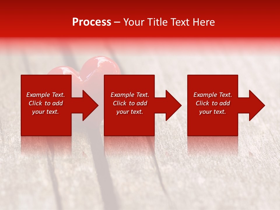 February Decoration Texture PowerPoint Template
