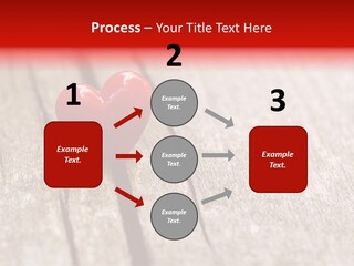 February Decoration Texture PowerPoint Template