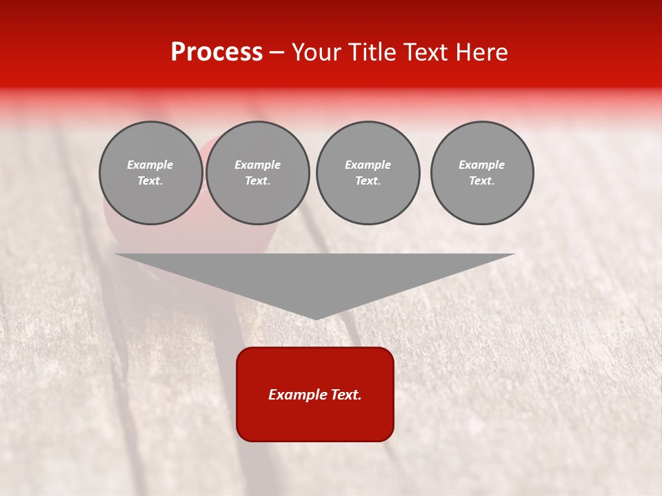 February Decoration Texture PowerPoint Template