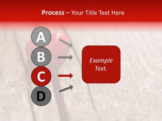February Decoration Texture PowerPoint Template
