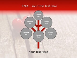 February Decoration Texture PowerPoint Template