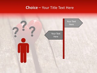 February Decoration Texture PowerPoint Template