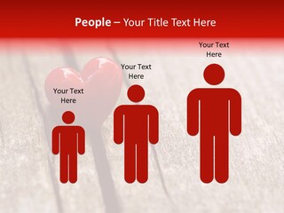 February Decoration Texture PowerPoint Template