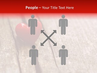 February Decoration Texture PowerPoint Template