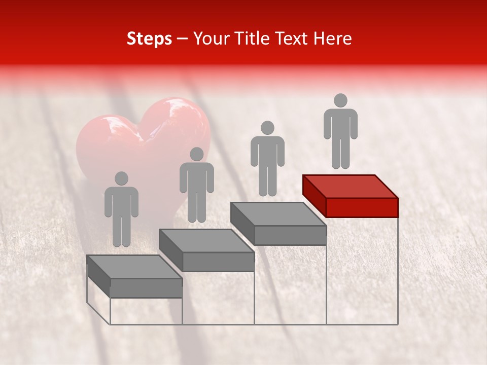 February Decoration Texture PowerPoint Template