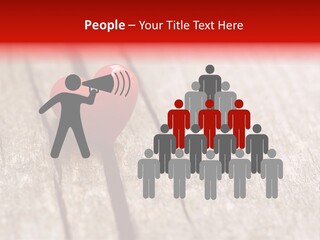 February Decoration Texture PowerPoint Template