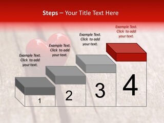 February Decoration Texture PowerPoint Template