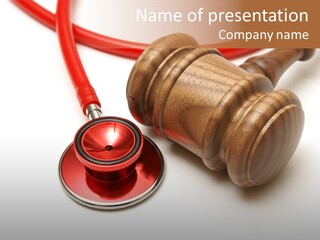 Protection Criminal Red PowerPoint Template