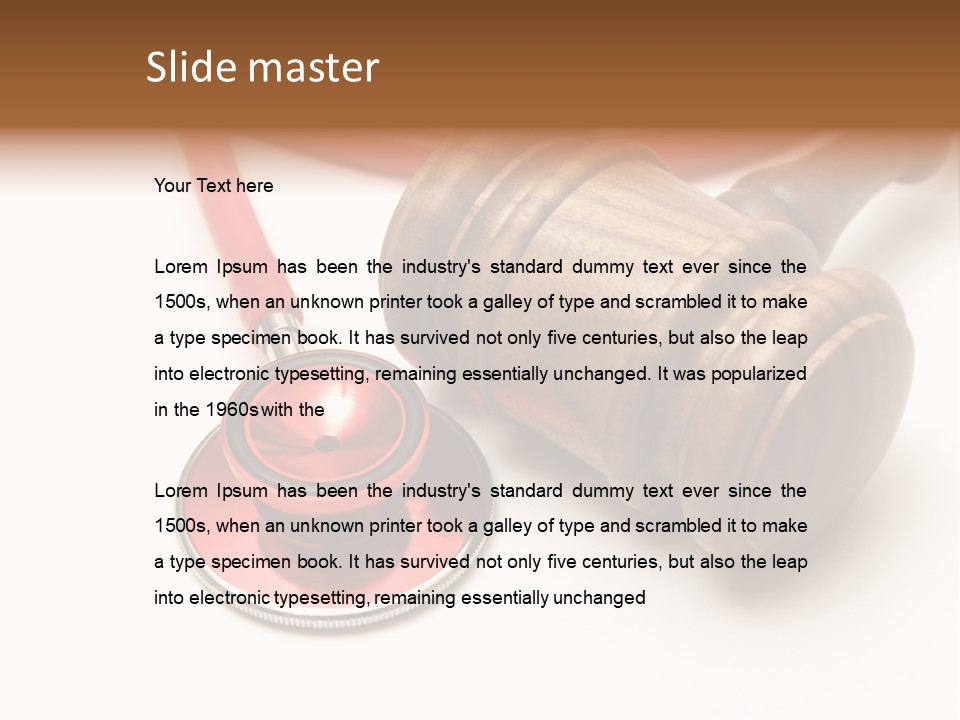 Protection Criminal Red PowerPoint Template