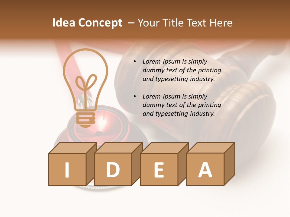 Protection Criminal Red PowerPoint Template