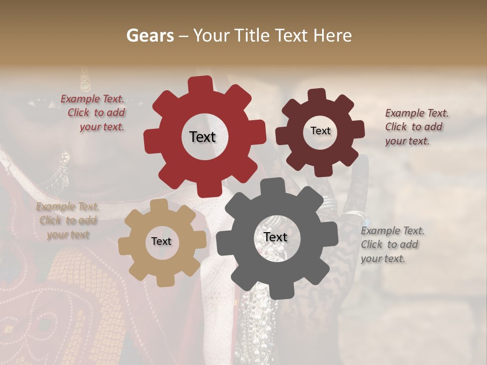 Jewelry Rural Fashion PowerPoint Template