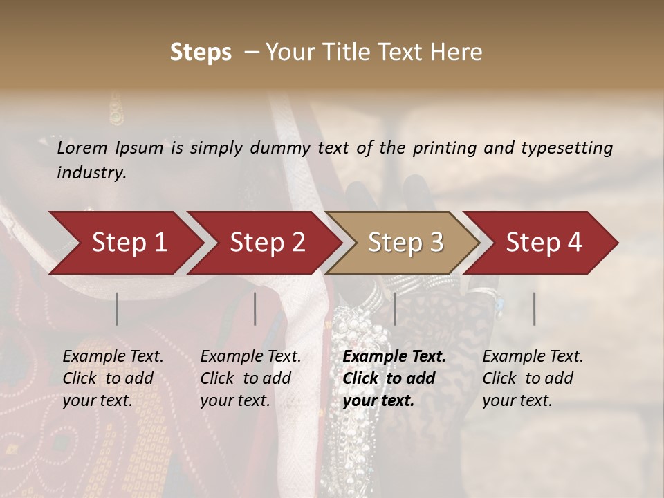 Jewelry Rural Fashion PowerPoint Template