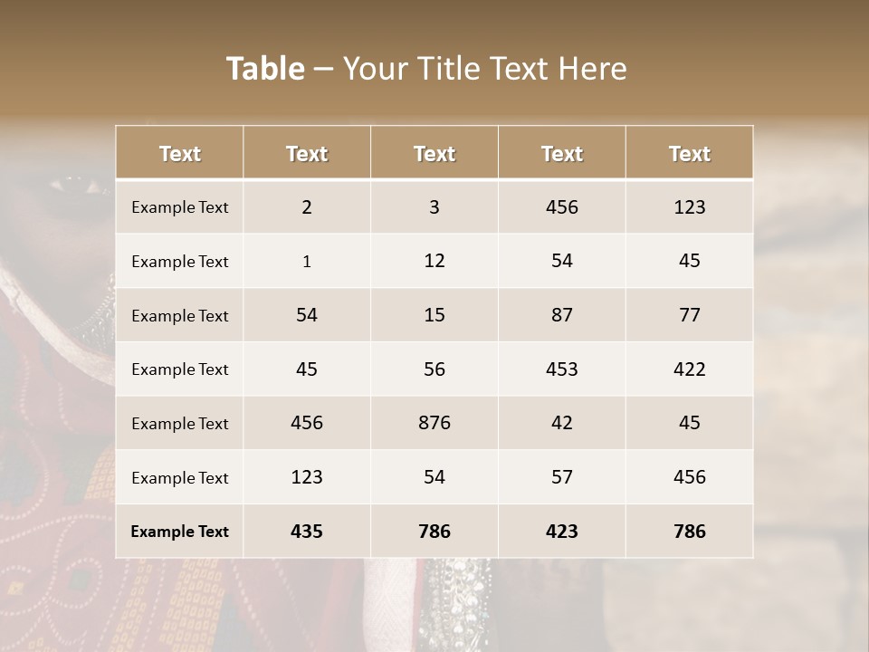 Jewelry Rural Fashion PowerPoint Template