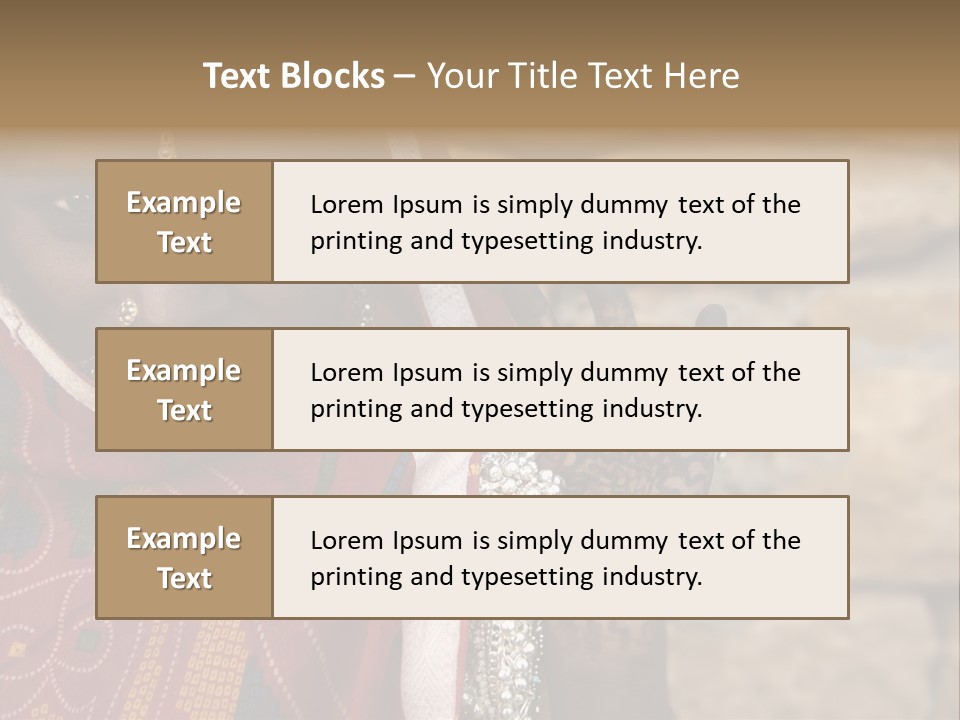 Jewelry Rural Fashion PowerPoint Template