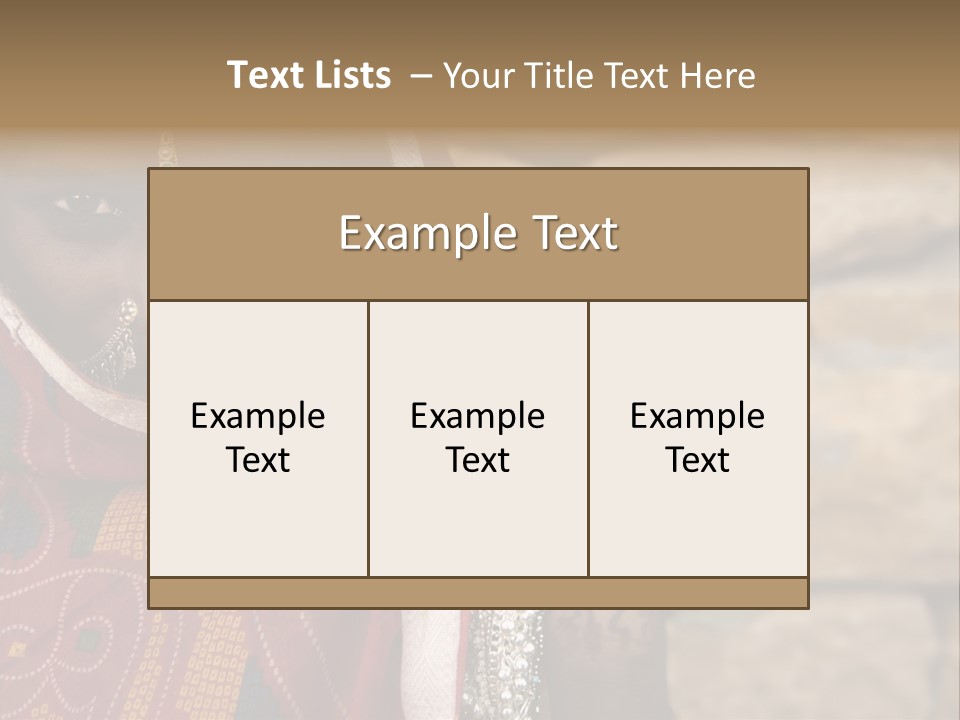 Jewelry Rural Fashion PowerPoint Template