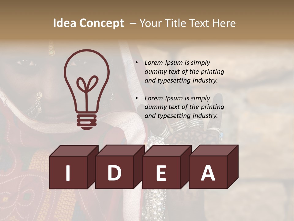 Jewelry Rural Fashion PowerPoint Template