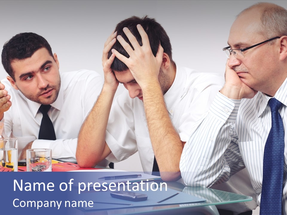 Expression Concept White PowerPoint Template