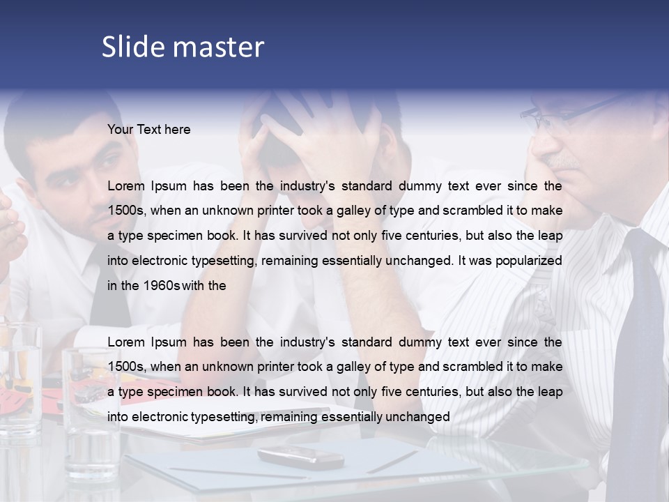 Expression Concept White PowerPoint Template