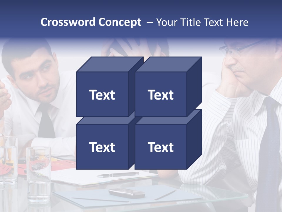 Expression Concept White PowerPoint Template