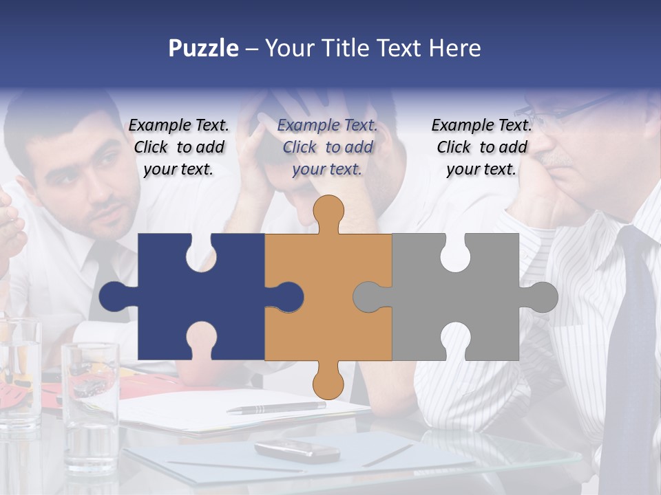 Expression Concept White PowerPoint Template