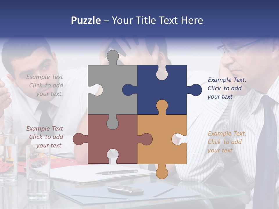 Expression Concept White PowerPoint Template