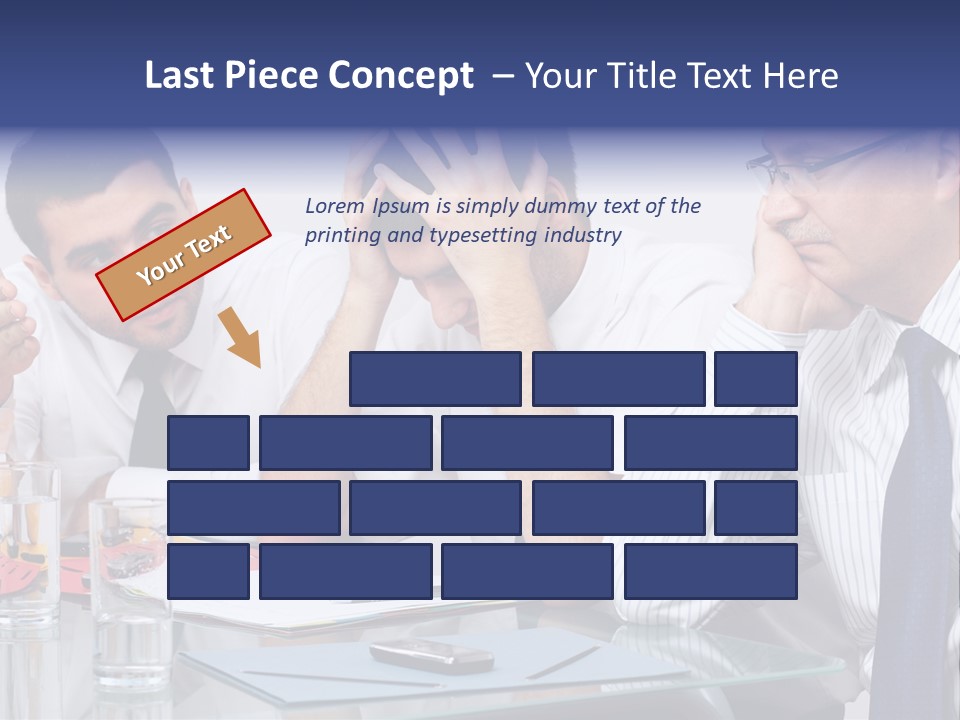 Expression Concept White PowerPoint Template