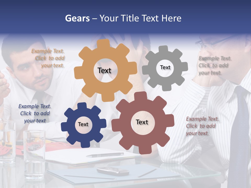 Expression Concept White PowerPoint Template