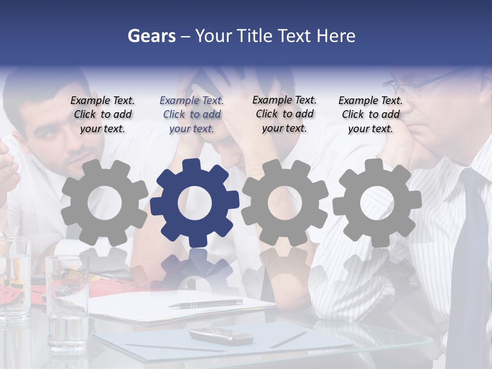 Expression Concept White PowerPoint Template