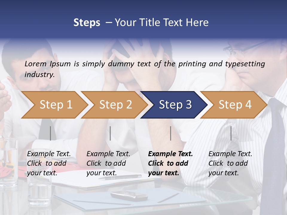Expression Concept White PowerPoint Template