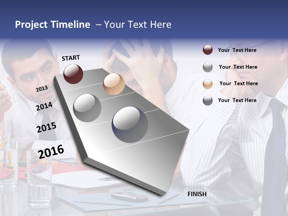 Expression Concept White PowerPoint Template