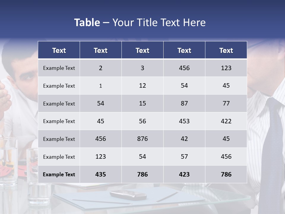 Expression Concept White PowerPoint Template