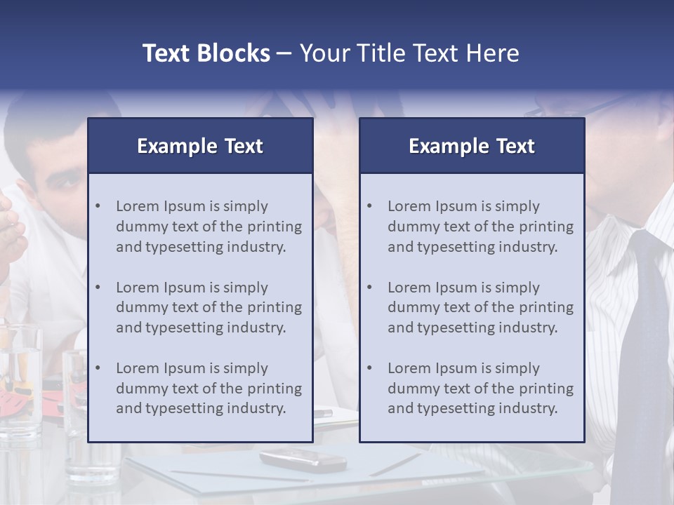 Expression Concept White PowerPoint Template
