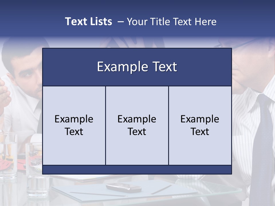 Expression Concept White PowerPoint Template