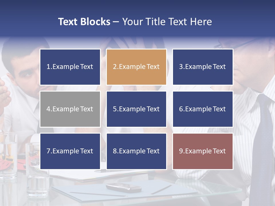 Expression Concept White PowerPoint Template