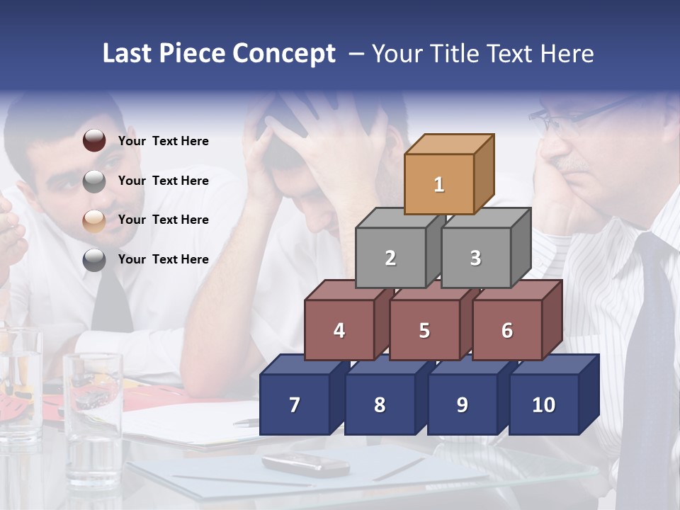 Expression Concept White PowerPoint Template