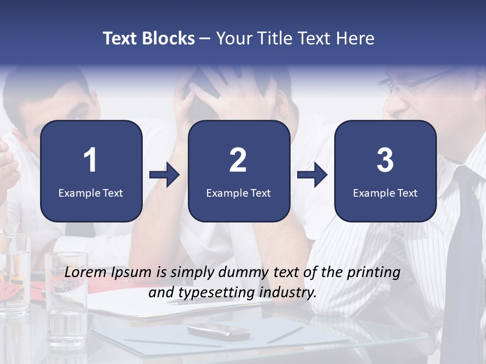 Expression Concept White PowerPoint Template