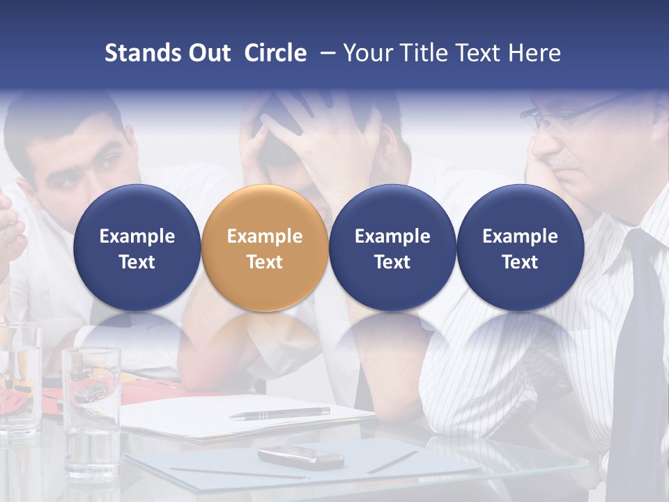 Expression Concept White PowerPoint Template