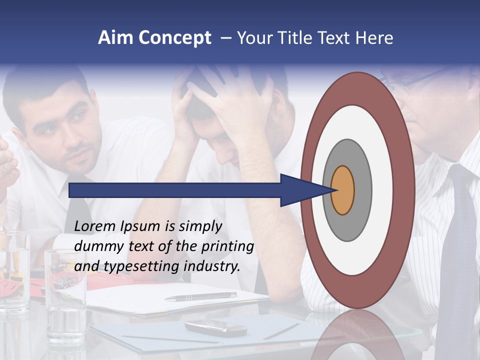 Expression Concept White PowerPoint Template